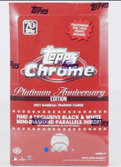 2021 Topps Chrome Platinum Anniversary Edition Lite Hobby Box
